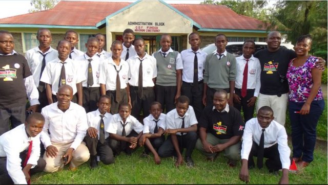 members of amani club miwani secondary school